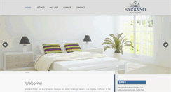 Desktop Screenshot of barbanorealty.com